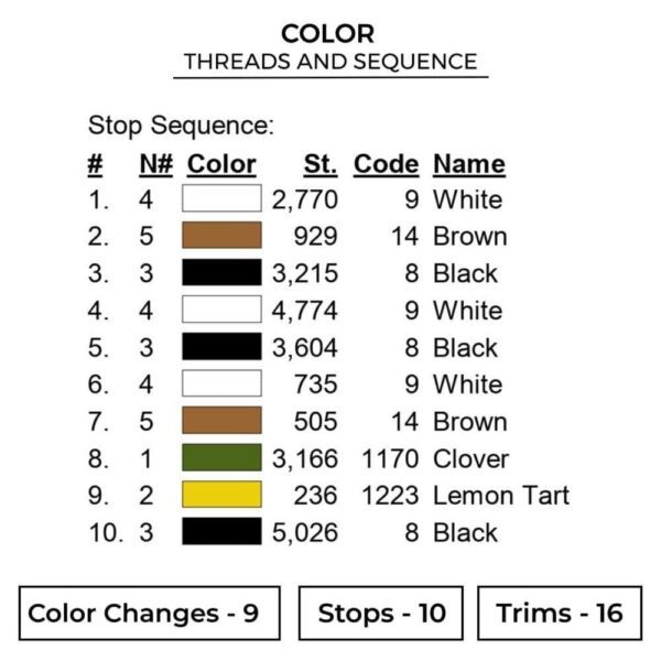 Usopp Logo Embroidery Design - One Piece Anime Embroidery Design