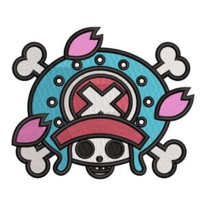 Chopper Logo Embroidery Design - One Piece Anime Embroidery Design