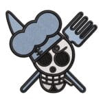 Sanji Logo Embroidery Design - One Piece Anime Embroidery Design