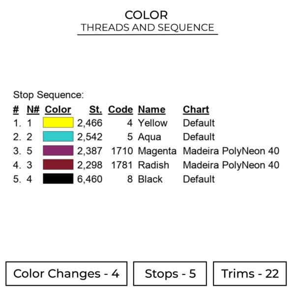 Bad Bunny Logo Embroidery Design ? Bad Bunny