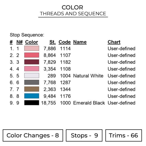 Billie Eilish Embroidery Design