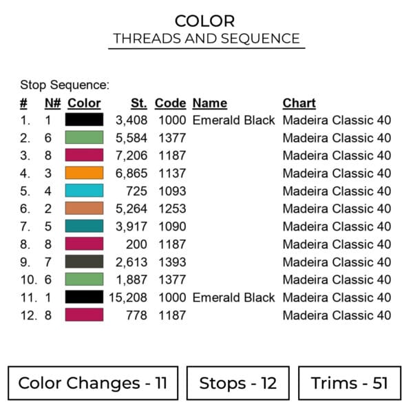 Daft Punk Embroidery Design