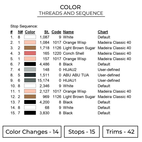 Drake Embroidery Design