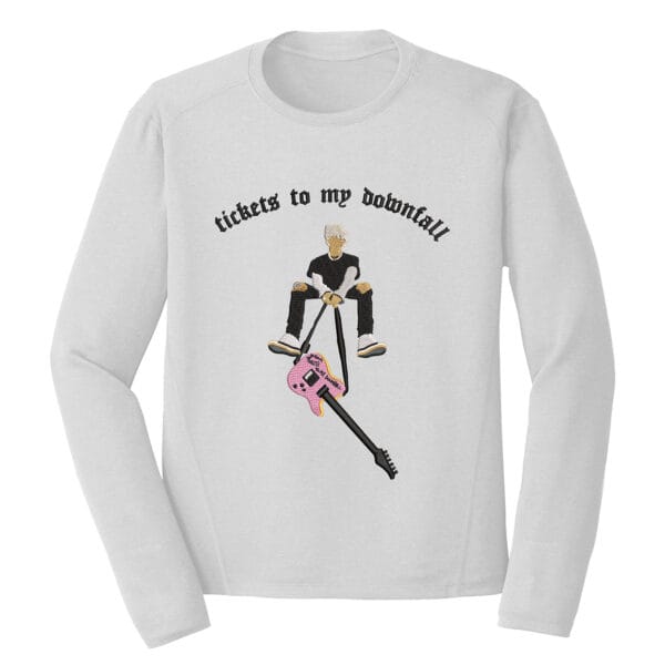 Tickets to my Downfall Embroidery Design ? Machine Gun Kelly