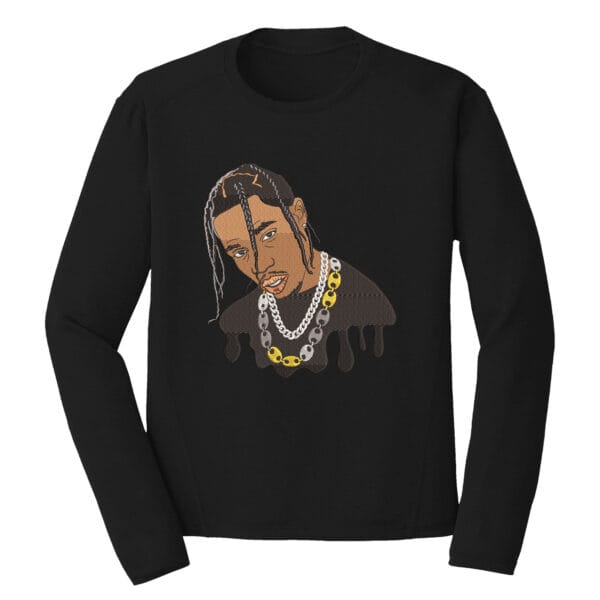 Travis Scott Embroidery Design