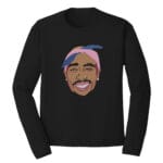Tupac Smile Embroidery Design
