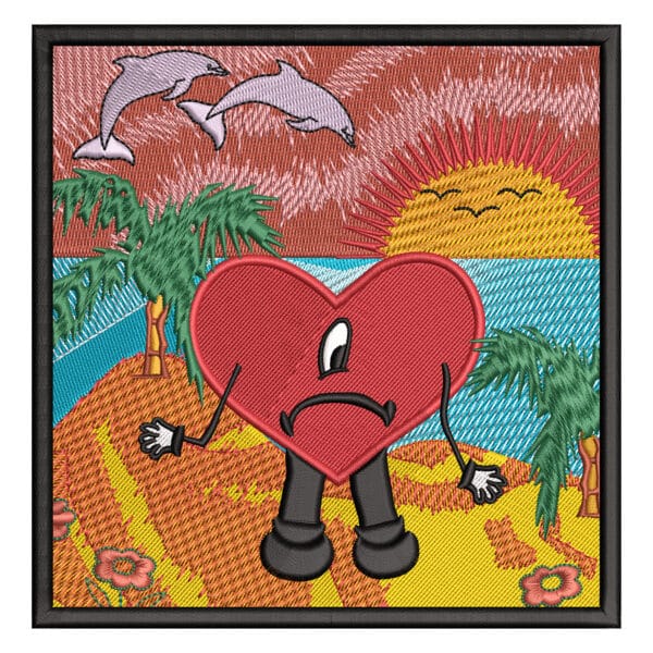 Un Verano Sin Ti Album Cover Embroidery Design ? Bad Bunny