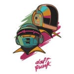Daft Punk Embroidery Design
