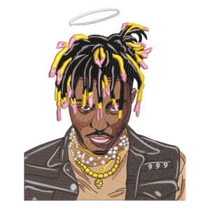 Juice WRLD Embroidery Design