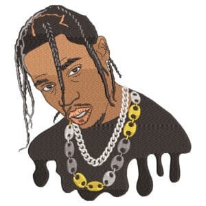 Travis Scott Embroidery Design